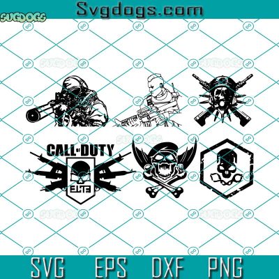 Call Of Duty Warzone Bundle SVG, Call Of Duty SVG, Call Of Duty Elite ...