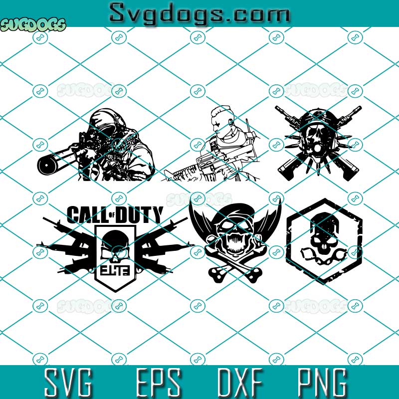 Call Of Duty Warzone Bundle SVG, Call Of Duty SVG, Call Of Duty Elite SVG PNG DXF EPS