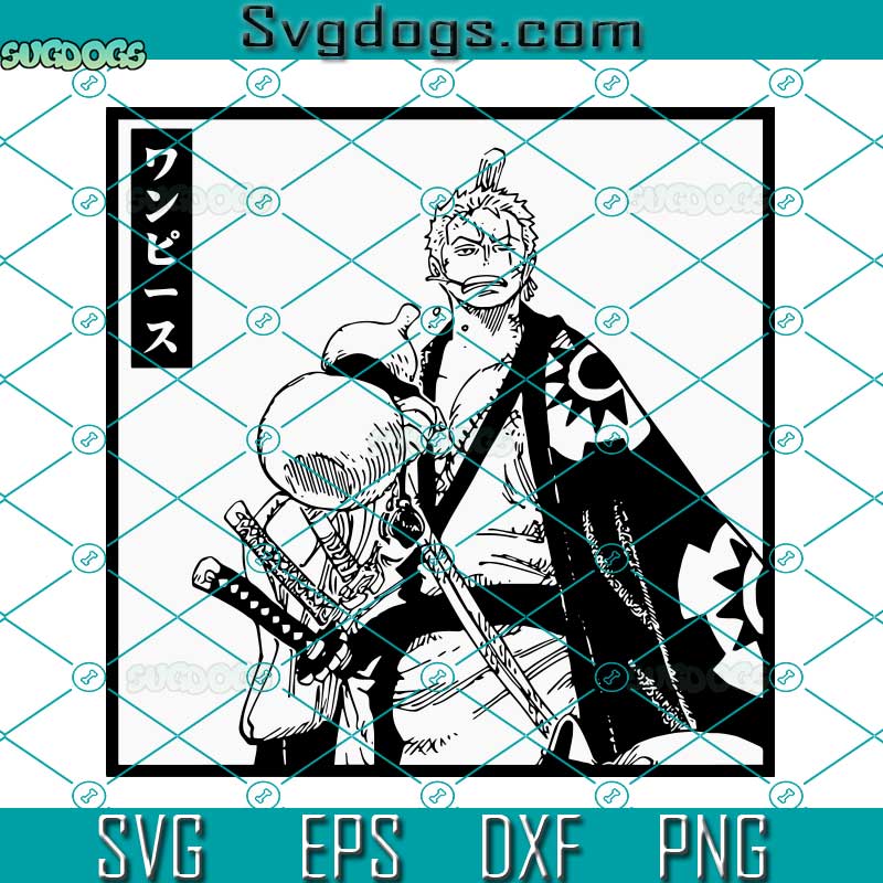 Best Cartoon Character One Piece Zoro SVG and PNG - SVGbees