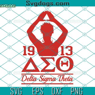 Delta Sigma Theta 1913 Hand SVG, Delta Sigma Theta AEO SVG