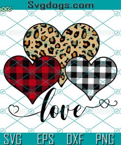 Love Hearts SVG, Valentine SVG PNG EPS DXF
