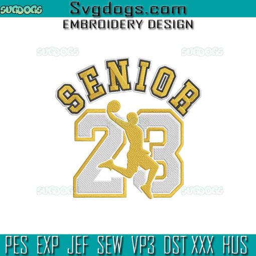 Air Senior 23 Football Embroidery Design File, Senior 2023 Embroidery Design File