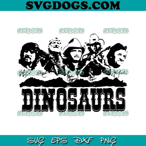 Dinosaurs SVG, Country Music Legends Dinosaurs SVG, Dinosaurs Country Legends SVG PNG EPS DXF