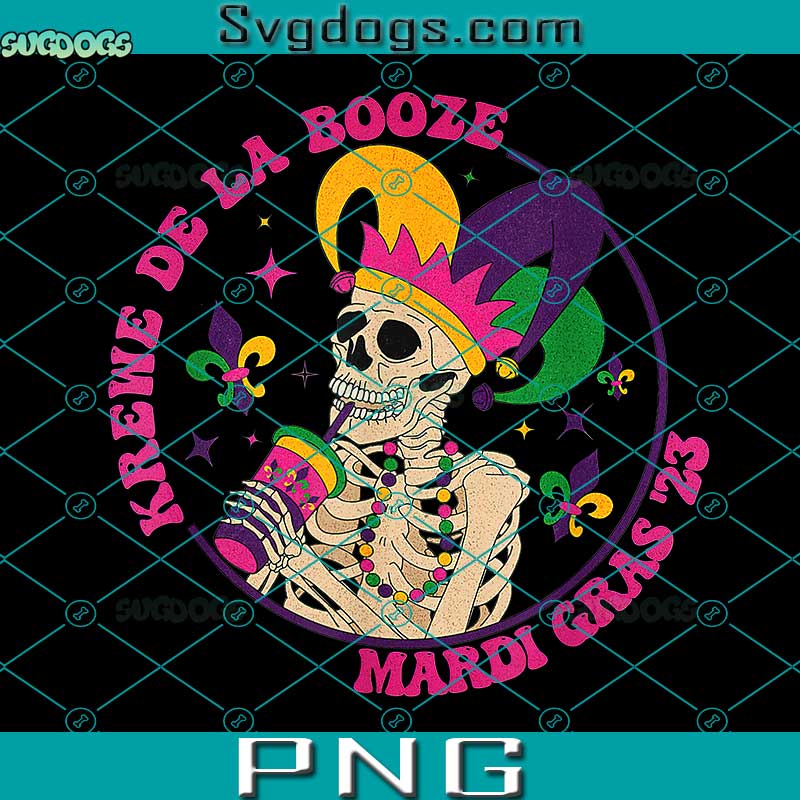Skeleton Mardi Gras 2023 Booze Crew Drinking PNG, Karewe De La Booze Mardi Gras PNG, Mardi Gras PNG
