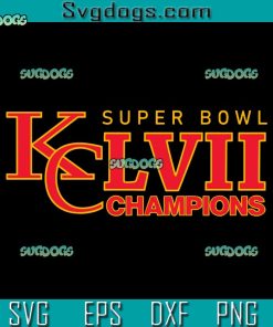 Kansas City Chiefs Champions SVG, KC Super Bowl VII Champions SVG, Kansas City SVG PNG EPS DXF
