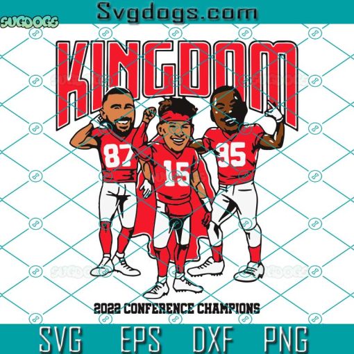 Kansas City Conference Champions Caricatures SVG, Kansas City SVG, Kingdom 2022 Champions Caricatures SVG PNG EPS DXF