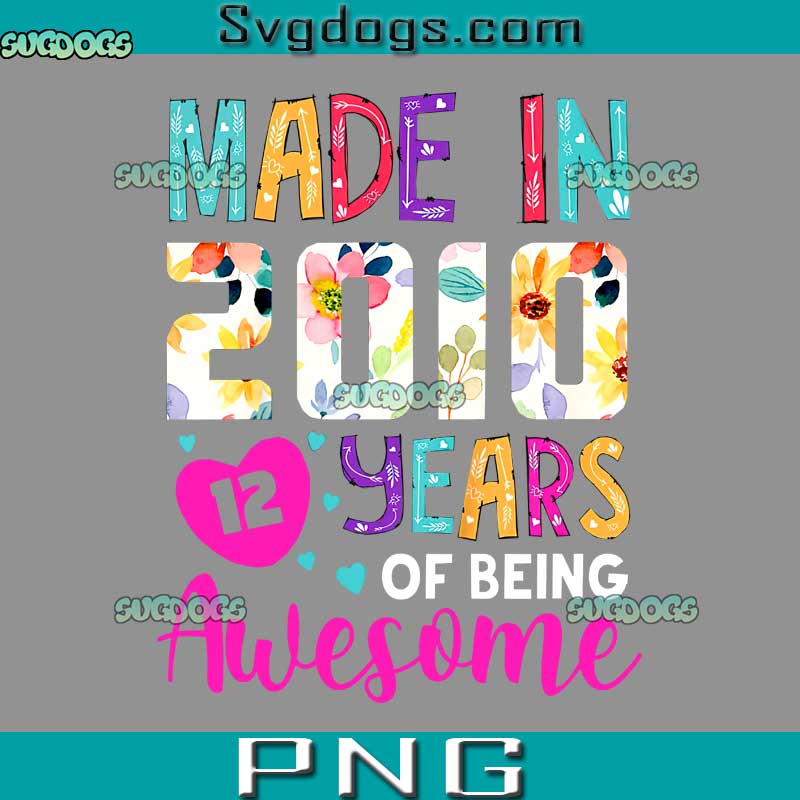 Make In 2010 12 Years Of Being Awesome PNG, 2010 Birthday PNG