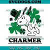 Peanuts Snoopy Lucky SVG, Snoopy St Patrick’s Day SVG, Snoopy Shamrock SVG PNG EPS DXF