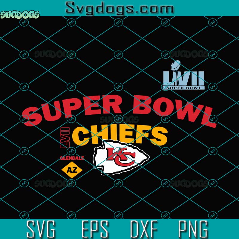 Super Bowl Chiefs SVG, Kansas City Chiefs SVG, Kansas City Chiefs Super Bowl Lvii Team Logo SVG PNG EPS DXF