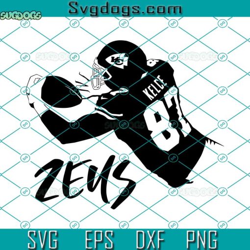 Travis Kelce SVG, Zeus SVG, Kansas City SVG PNG EPS DXF