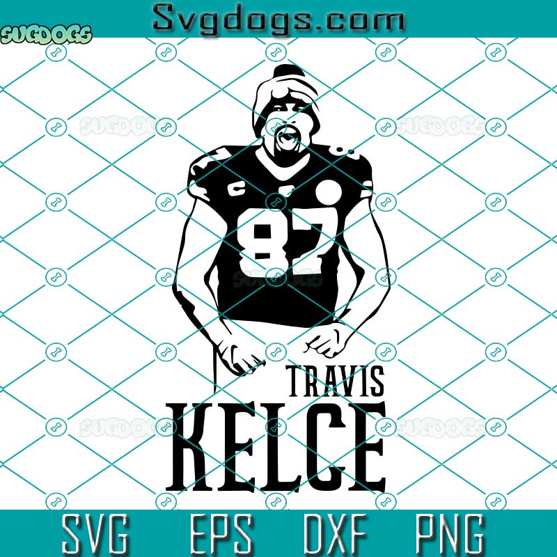 Travis Kelce SVG, Kansas City Chiefs SVG PNG EPS DXF