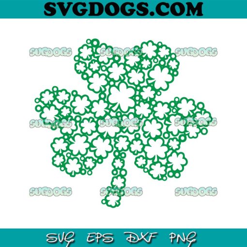 Shamrock SVG, St Patrick’s Day SVG, Lucky Shamrock SVG PNG EPS DXF