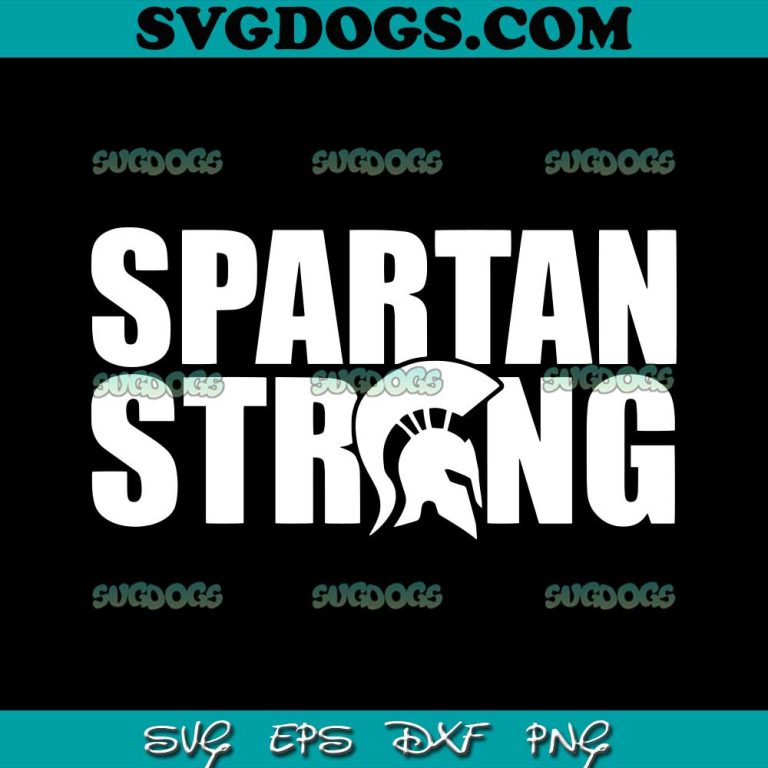 Spartan Strong MSU SVG, Spartan Football SVG