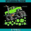 St Patrick Day Monster Truck PNG, Saint Pattys Irish Toddler PNG, St Patricks Day PNG