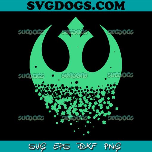 Star Wars Saint Patrick’s Day Rebel Alliance SVG, Cute Rebel Alliance SVG, Star Wars SVG PNG EPS DXF