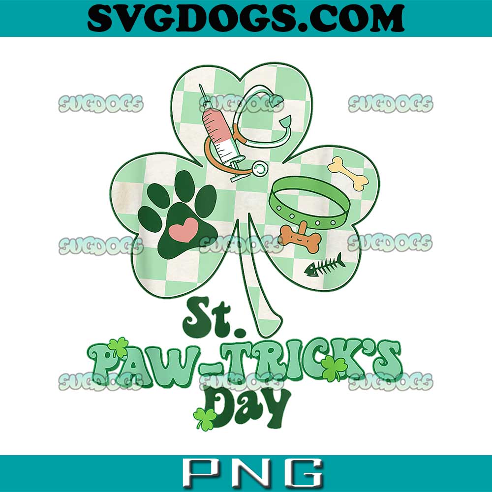 St Paw-tricks Day PNG, Irish Shamrock Dog Lover PNG, St Patrick's Day PNG
