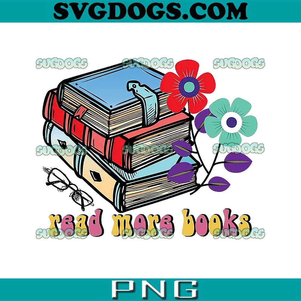 Read More Books PNG, Book Lover PNG, School PNG