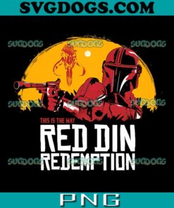 Red Din Redemption PNG, Star War PNG