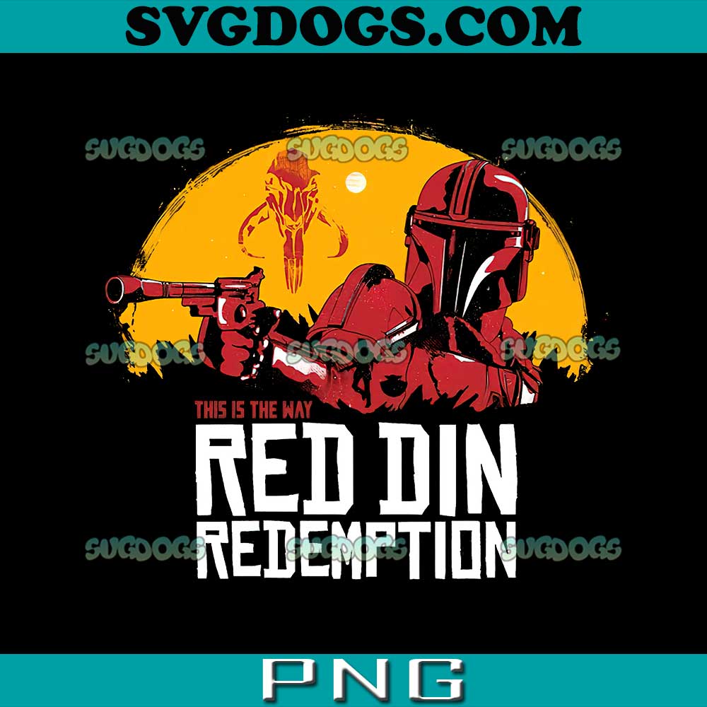 Red Din Redemption PNG, Star War PNG