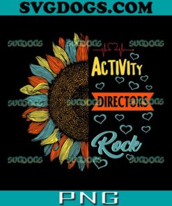 Activity Directors Rock PNG, Sunflower Vintage PNG