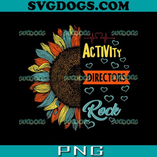 Activity Directors Rock PNG, Sunflower Vintage PNG