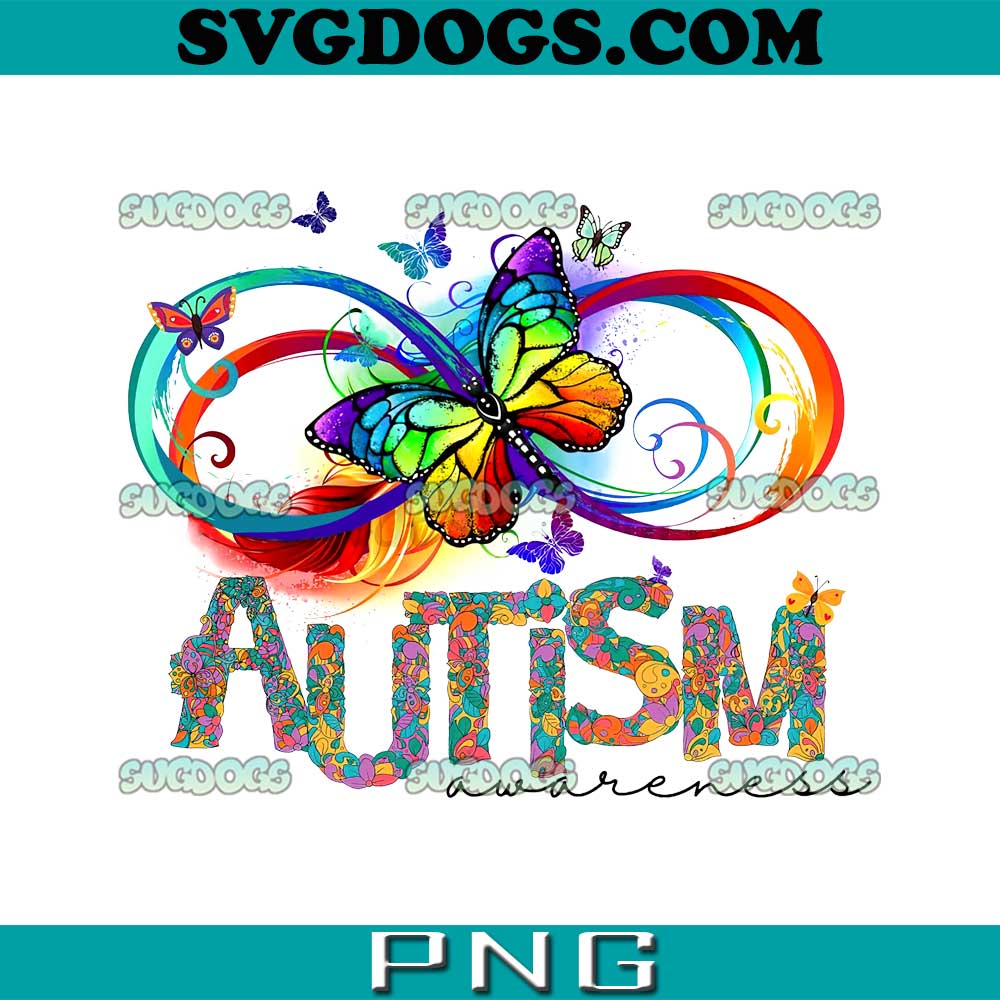 Autism Love PNG, Autism Awareness PNG, Autism PNG, Butterfly Autism PNG