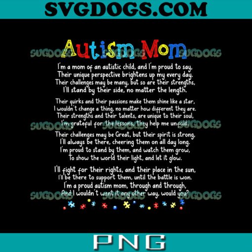 Autism Mom PNG, Be Kind Autism PNG, Autism Awareness PNG