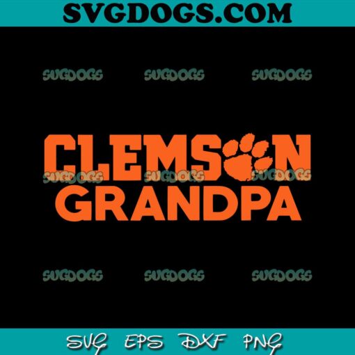Clemson University Tigers Grandpa SVG, Clemson Football SVG, Clemson Tigers SVG PNG EPS DXF