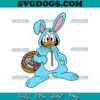Easter Donald Duck SVG, Donald Duck Easter Bunny SVG, Easter Eggs SVG PNG EPS DXF