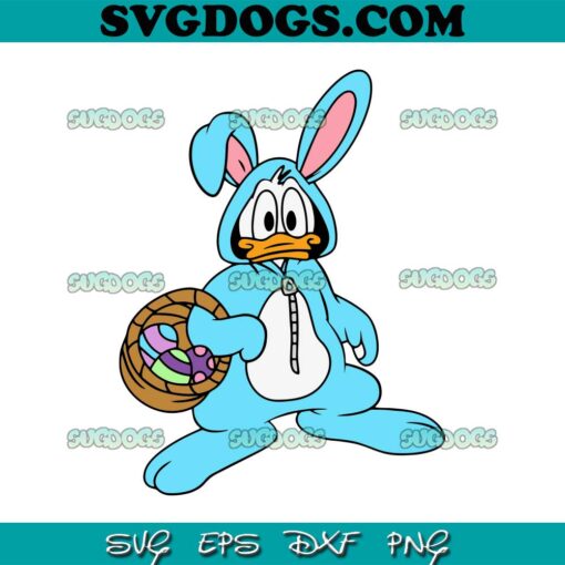 Easter Donald Duck SVG, Cute Donald Duck SVG PNG EPS DXF