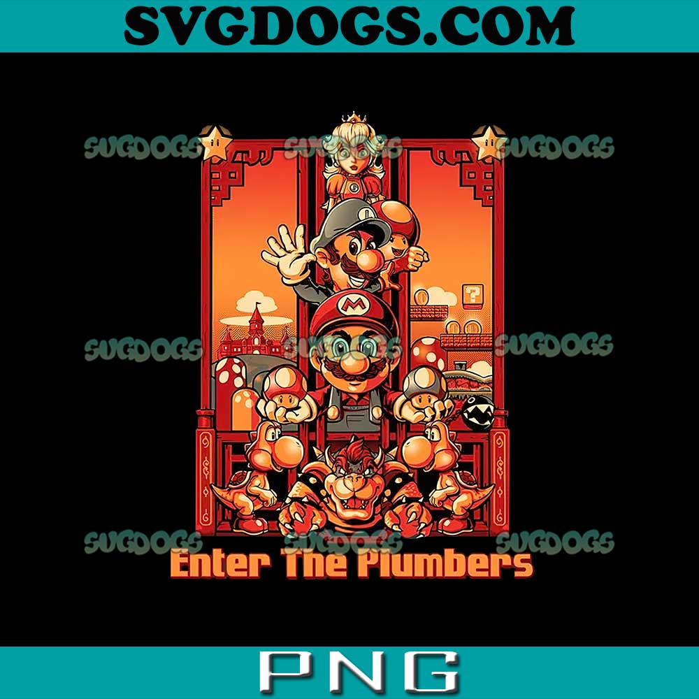 Enter The Plumbers PNG, Super Mario PNG, Disney PNG