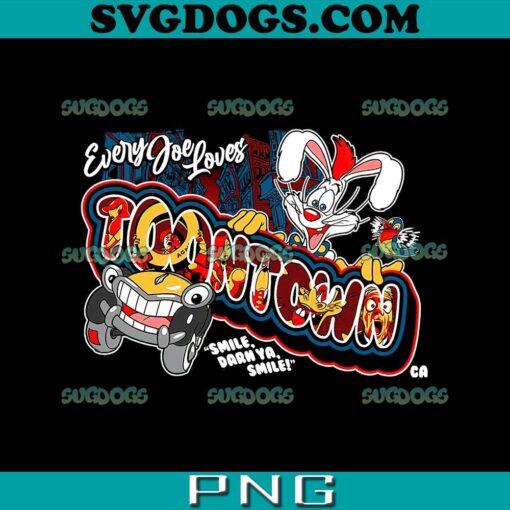 Who Framed Roger Rabbit PNG, Every Joe Loves Toons PNG, Movie 1988 PNG