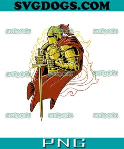 Fantasy Warrior With Armor And Sword PNG, Knight PNG, Knight Mascot PNG