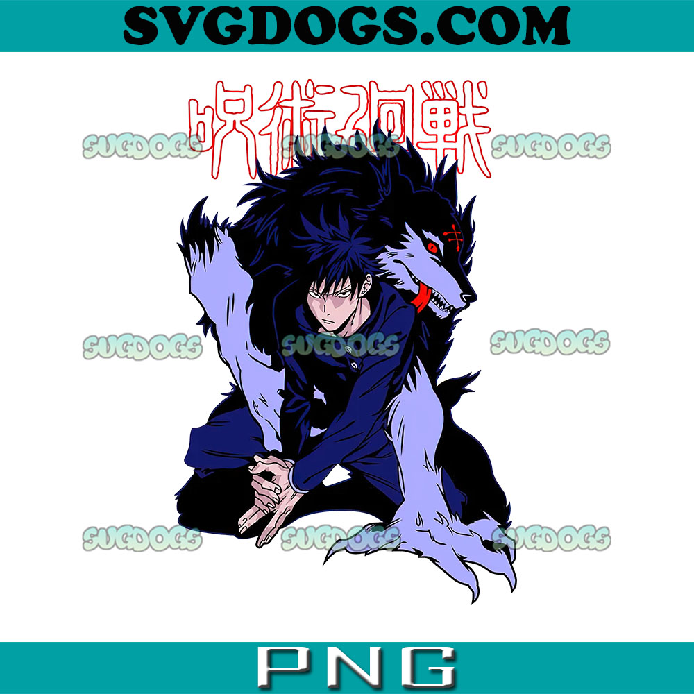 Megumi Fushiguro PNG, Jujutsu Kaisen PNG, Divine Dogs PNG