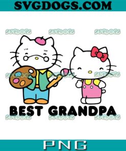 Hello Kitty Best Grandpa PNG, Hello Kitty PNG, Dad PNG