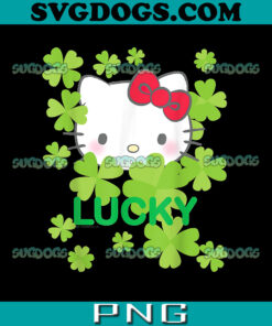 Hello Kitty Lucky PNG, Hello Kitty St. Patrick’s Day PNG, Kitty PNG