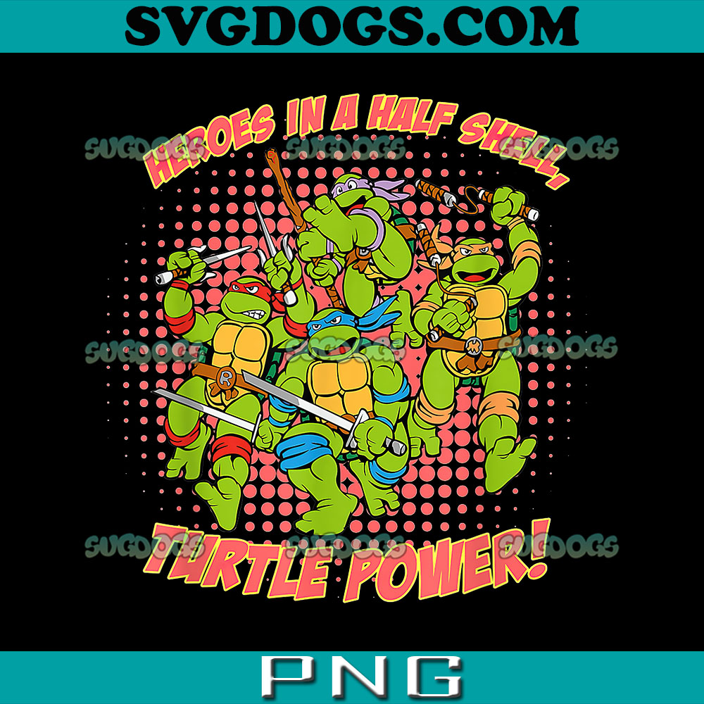 Heroes In A Half Shell Turtle Power PNG, Mademark x Teenage Mutant Ninja Turtles PNG