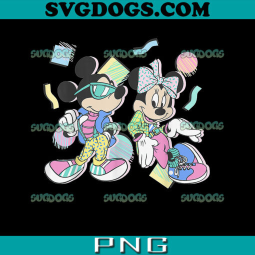 Mickey And Minnie 80’s PNG, Disney Mickey And Friends PNG, Mickey Minnie PNG