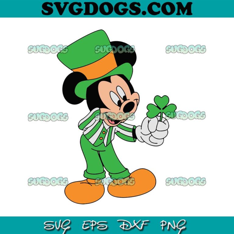 Mickey St Patricks Svg 1