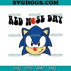 Stitch Red Nose SVG, Red Nose Day SVG, Stitch Disney SVG PNG EPS DXF