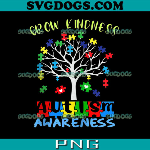 Autism Tree PNG, Tree Of Kindness Puzzle Pieces Cute Autism Awareness PNG, Autism PNG