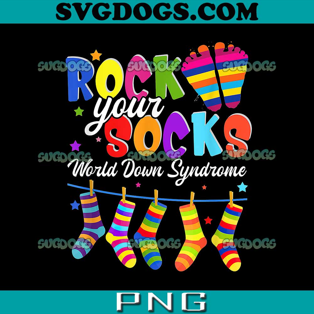 World Down Syndrome Day PNG, Rock Your Socks Awareness PNG, Autism PNG
