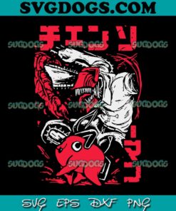 Denji Chainsaw Man SVG, Pochita SVG, Pochita Makima SVG PNG EPS DXF