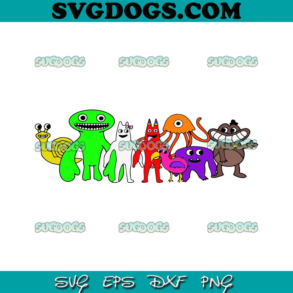 Garten Of Banban Characters SVG, Jumpscare, Banbaleena, Jumbo Josh, Cut  files for Cricut, PNG