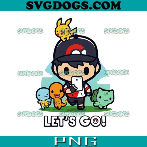 Let’s Go Pokemon PNG, Satoshi PNG, Pikachu PNG