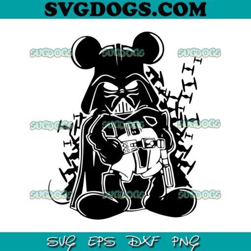 Mouse Vader SVG, Star Wars Movie SVG, Star Wars SVG PNG EPS DXF