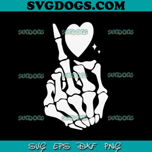 Skeleton Hand Fuck SVG, Groovy Fuck Around And Find Out Finger Skeleton SVG PNG EPS DXF