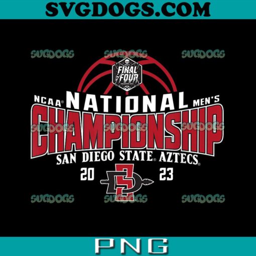 National Championship PNG, Basketball PNG, San Diego State Aztecs National Championship 2023 Basketball PNG