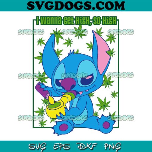 Stitch Weed SVG PNG, Stitch Cannabis SVG, Stitch 420 SVG PNG EPS DXF