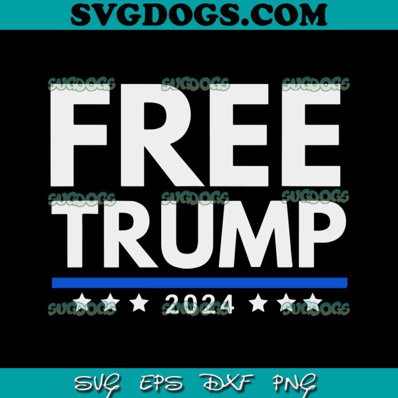 Free Trump 2024 SVG 1